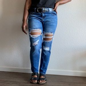 Refuge Distressed Boyfriend Jeans